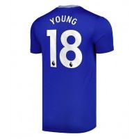 Koszulka piłkarska Everton Ashley Young #18 Strój Domowy 2024-25 tanio Krótki Rękaw